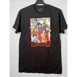 DRAGON BALL Z Super Tee/T-shirt Sz LT‎ Big and Tall Shirt Black w/Graphics Anime